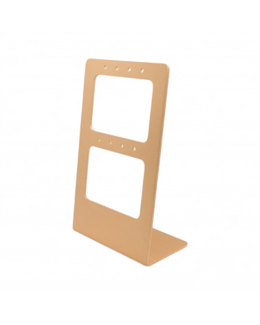 Espositore Per Orecchini Di Metallo Pannello 9x14cm 1 pezzo Oro