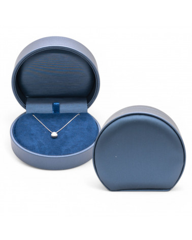 Astucci Per Gioielli Linea PORTOFINO 100x88x45mm Collana 6 pezzi Blu