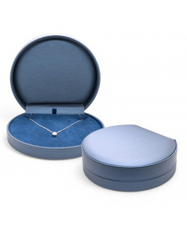 Astucci Per Gioielli Linea PORTOFINO 160x145x45mm Collana 6 pezzi Blu