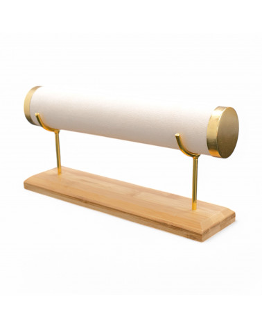 Espositore Per Bracciali Bambu e Microfibra 1 Tubolare