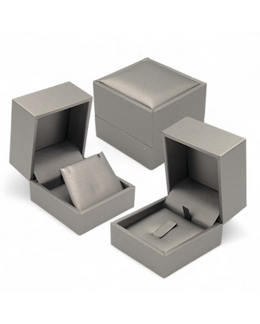 Astucci Per Gioielli Linea ATENE  60x65x50mm Multiuso 6 pezzi Grigio Argento