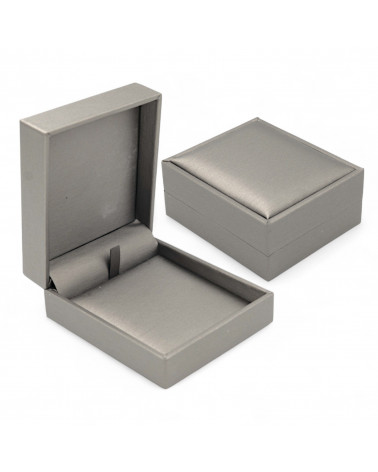 Astucci Per Gioielli Linea ATENE  70x80x35mm Collana 6 pezzi Grigio Argento