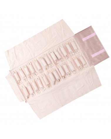 Rotolo Porta Gioielli Linea INCANTO 64x25cm Anelli Rosa
