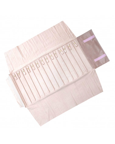 Rotolo Porta Gioielli Linea INCANTO 83x30cm Collane Rosa