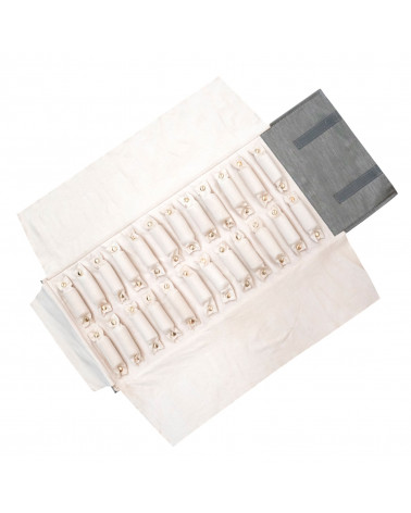 Rotolo Porta Gioielli Linea MOKA 64x25cm Anelli Bronzo