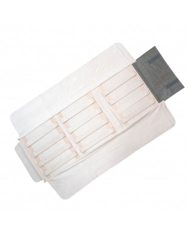 Rotolo Porta Gioielli Linea MOKA 81x25cm Orecchini Bronzo