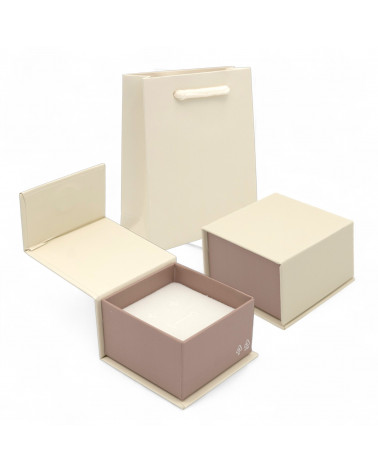 Astuccio In Cartoncino Linea LUGANO Chiusura Calamitata  70x70x45mm 12 pezzi