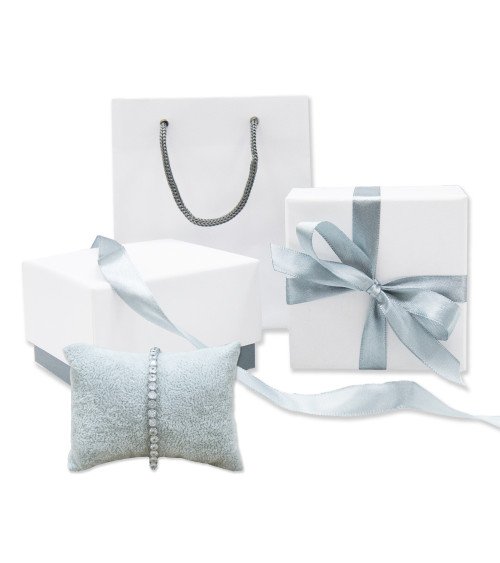 Astucci Per Gioielli Linea ARIZONA 80x80x50mm Con Cuscinetto 12 pezzi   Shopper