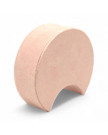 Espositore Multifunzione Linea SIENA Mezzaluna 93x38mm 1 pezzo Suede Rosa Cipria