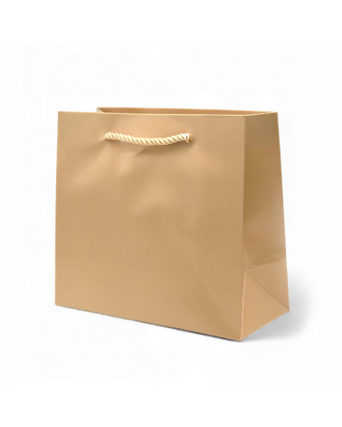 Busta Shopper Di Carta Linea NIZZA 17x17x8cm 12 pezzi Oro