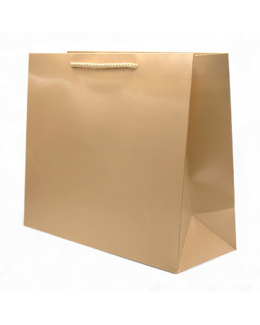 Busta Shopper Di Carta Linea NIZZA 31x26x12cm 12 pezzi Oro