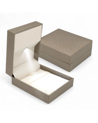 Astucci Per Gioielli Con Luce Linea IMPERIA  70x80x30mm Collana 6 pezzi Bronzo