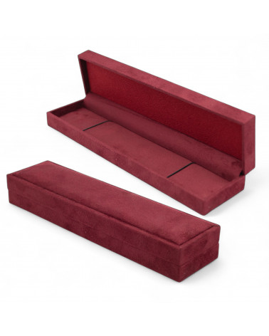 Astucci Per Gioielli Linea MARSIGLIA 220x55x35mm Bracciale 6 pezzi Rosso Bordeaux
