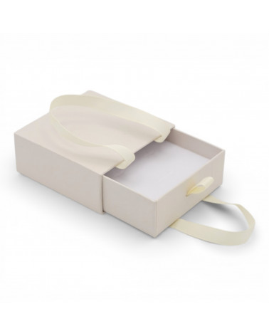 Astuccio In Cartoncino Linea LUCCA Cassetto  80x80x32mm 12 pezzi Bianco