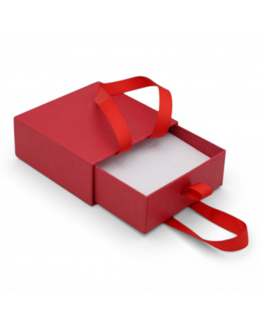 Astuccio In Cartoncino Linea LUCCA Cassetto  80x80x32mm 12 pezzi Rosso