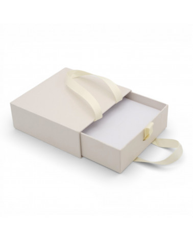 Astuccio In Cartoncino Linea LUCCA Cassetto 100x100x35mm 12 pezzi Bianco
