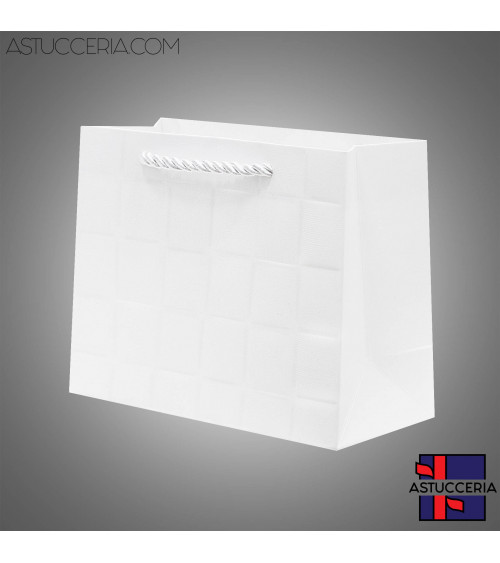 Busta Shopper Di Carta Linea LONDRA 17x13x7cm 12 pezzi Bianco