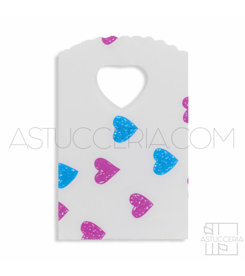 Busta Shopper Ultra Light  9x14cm 500pz Cuori