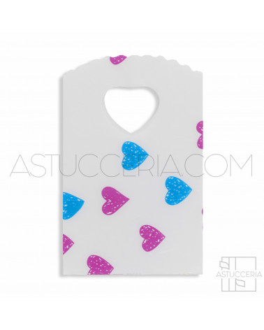Busta Shopper Ultra Light  9x14cm 500pz Cuori