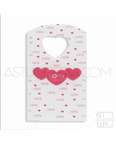 Busta Shopper Ultra Light  9x14cm 500pz Love