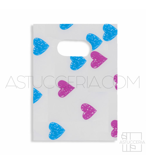 Busta Shopper Ultra Light 13x18cm 400pz Cuori