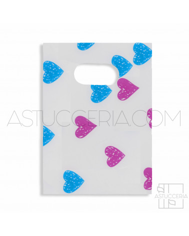 Busta Shopper Ultra Light 13x18cm 400pz Cuori