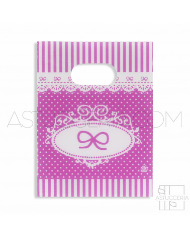Busta Shopper Ultra Light 13x18cm 400pz Fiocco Fucsia