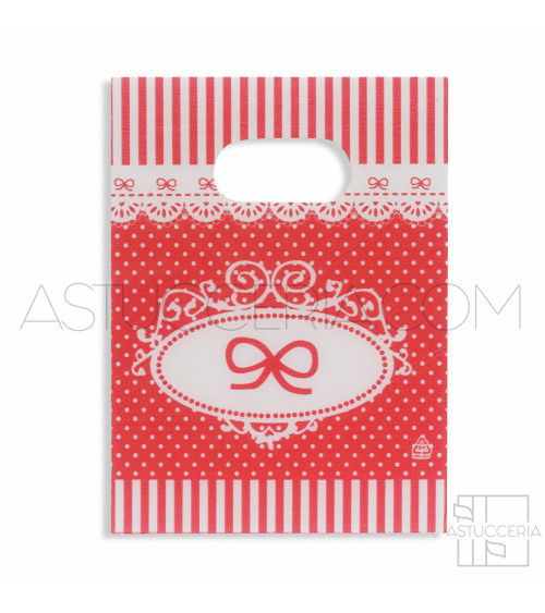 Busta Shopper Ultra Light 15x20cm 400pz Fiocco Rosso