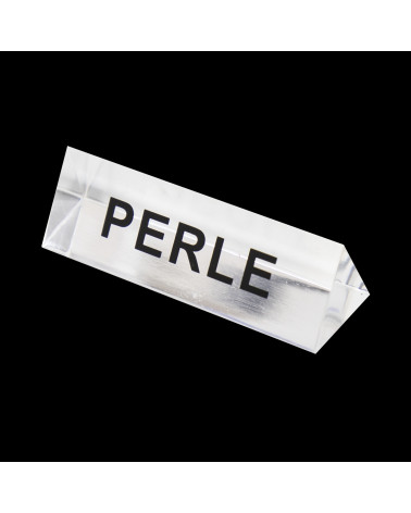 Espositore Di Plexiglass Prisma 5 pezzi Con Logo Perle