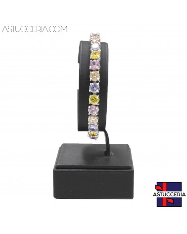 Espositore Per Bracciali e Orologi Linea LUXURY Similpelle H 95mm 1pz Nero