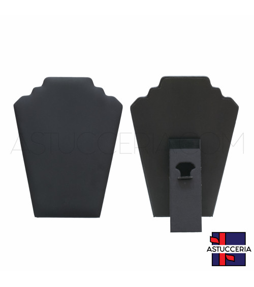 Espositore Per Collane Collo Busto Componibile A5 23cm 1pz Ecopelle Nero