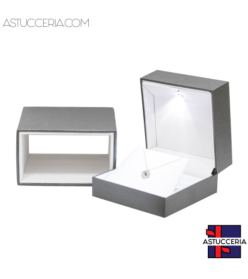 Astucci Per Gioielli Linea DUBAI Con Luce 110x100x68mm 6 pezzi Collana Argento