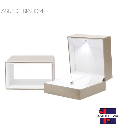 Astucci Per Gioielli Linea DUBAI Con Luce 110x100x68mm 6 pezzi Collana Bronzo