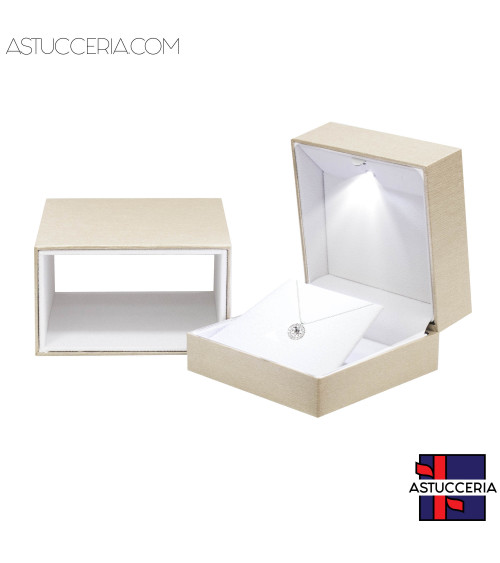 Astucci Per Gioielli Linea DUBAI Con Luce 110x100x68mm 6 pezzi Collana Oro