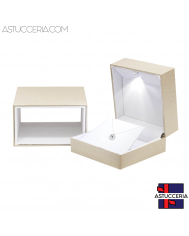 Astucci Per Gioielli Linea DUBAI Con Luce 110x100x68mm 6 pezzi Collana Oro