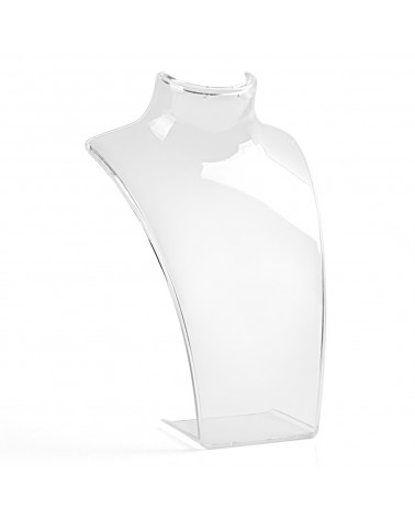 Espositore Per Collane E Orecchini Collo Di Acrilico ARIA 13x20cm 6 pezzi Trasparente