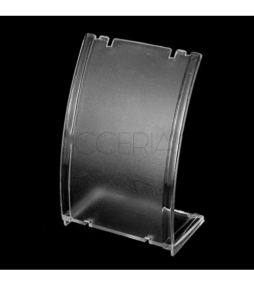 Espositore Per Collane E Orecchini Collo Di Plexiglass MINI 7x11cm 10pz Trasparente