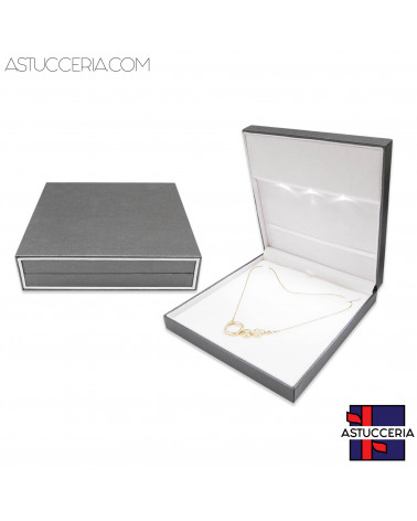 Astucci Per Gioielli Linea DUBAI Con Luce 205x190x45mm 3 pezzi Collana Argento