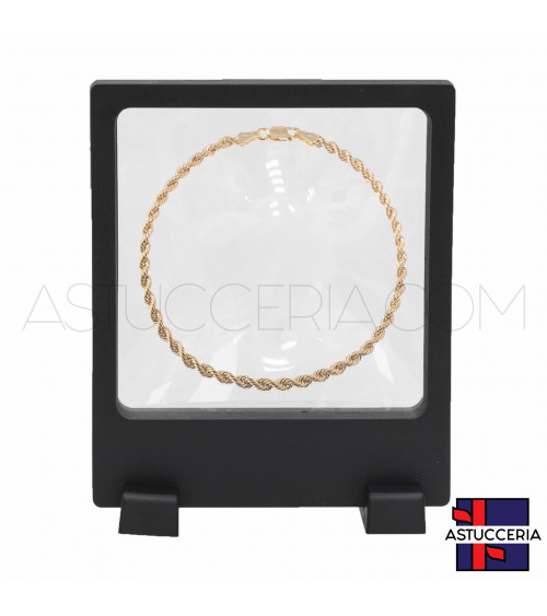 Espositore Per Gioielli Cornice Con Pellicola Trasparente 110x130mm 10 pezzi Polaroid Nero