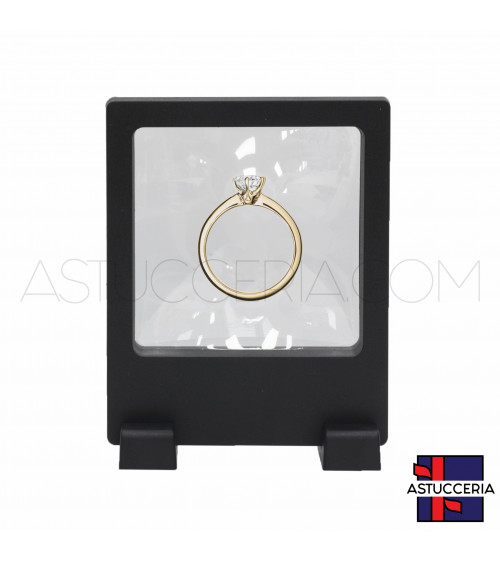 Espositore Per Gioielli Cornice Con Pellicola Trasparente 90x110mm 10 pezzi Polaroid Nero