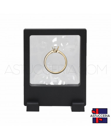 Espositore Per Gioielli Cornice Con Pellicola Trasparente 90x110mm 10 pezzi Polaroid Nero