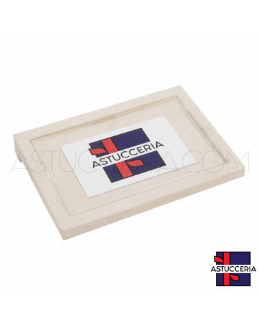 Espositore Per Prezzi E Foto Con Pannello Di Plexiglass 10x14cm 1 pezzo Microfibra Beige