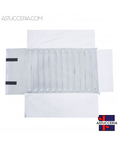 Rotolo Astucci Porta Gioielli Velluto Per Orecchini 1 Pezzo Interno Grigio