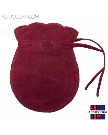 Sacchetti Regalo Di Microfibra Biflock Anfora  7x9cm 20 pezzi Rosso Bordeaux