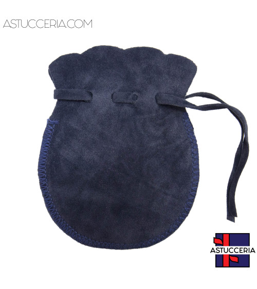 Sacchetti Regalo Di Alcantara Biflock Anfora 9x12cm 20 pezzi Blu
