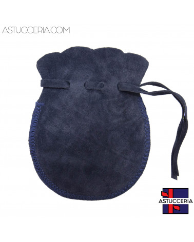 Sacchetti Regalo Di Microfibra Biflock Anfora 12x15cm 20 pezzi Blu