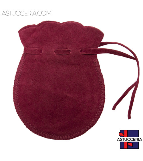 Sacchetti Regalo Di Alcantara Biflock Anfora 12x15cm 20 pezzi Rosso Bordeaux